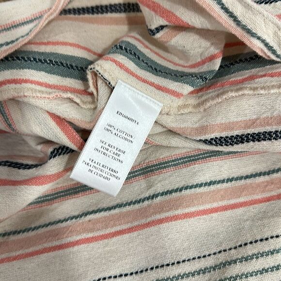 Altar'd State Dresden Cotton Striped Sleeveless Midi Dress Size S - Picture 7 of 12